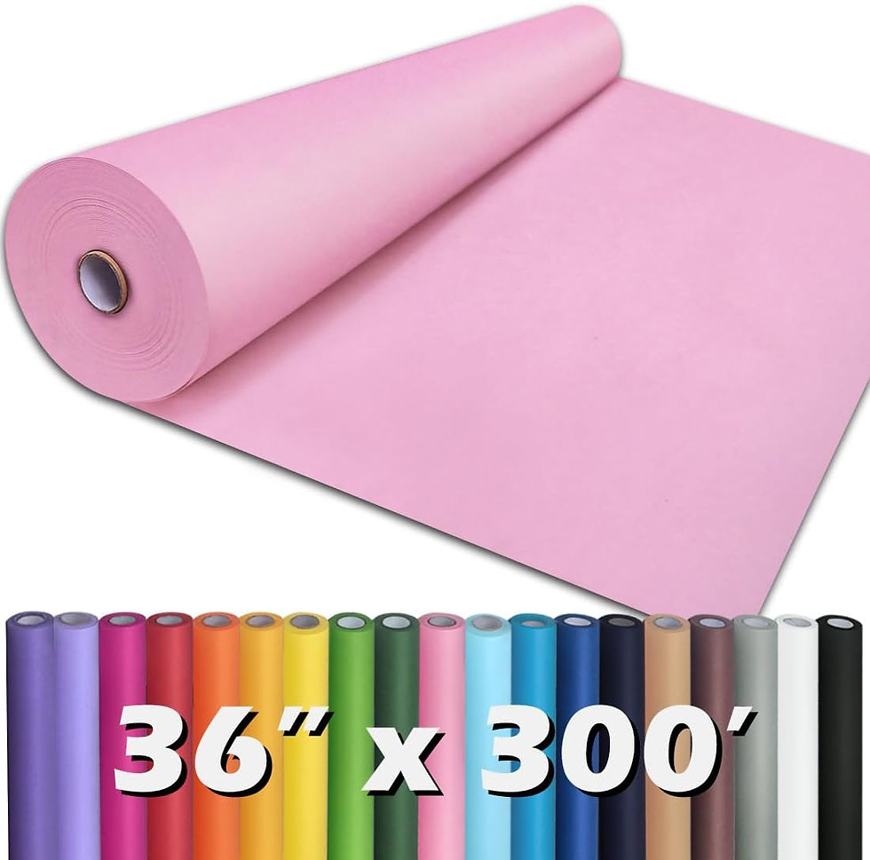 Thumbnail: PerkHomy Brown Kraft Paper Roll 17.5" x 1,200" (100') for Valentines Gift Wrapp