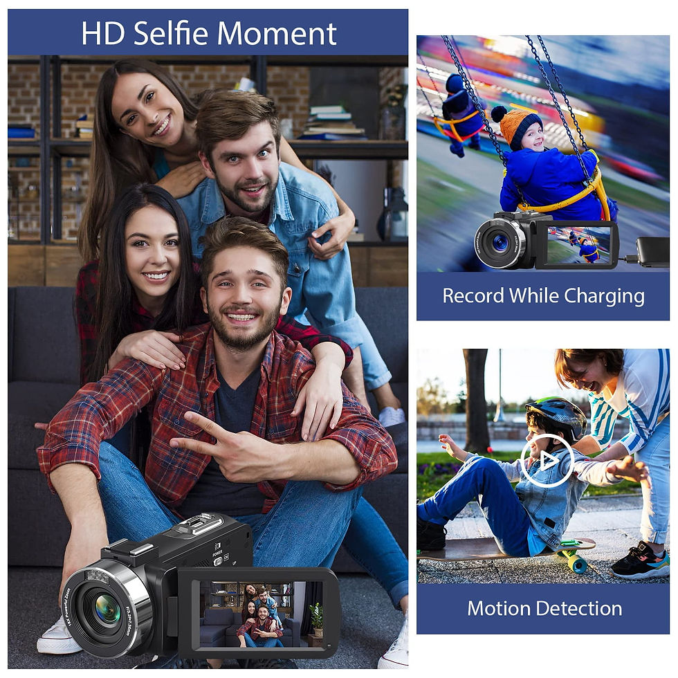 Thumbnail: MARVUE Video Camera 4K UHD 80MP 18X Zoom IR Night Vision with 32GB SD Card