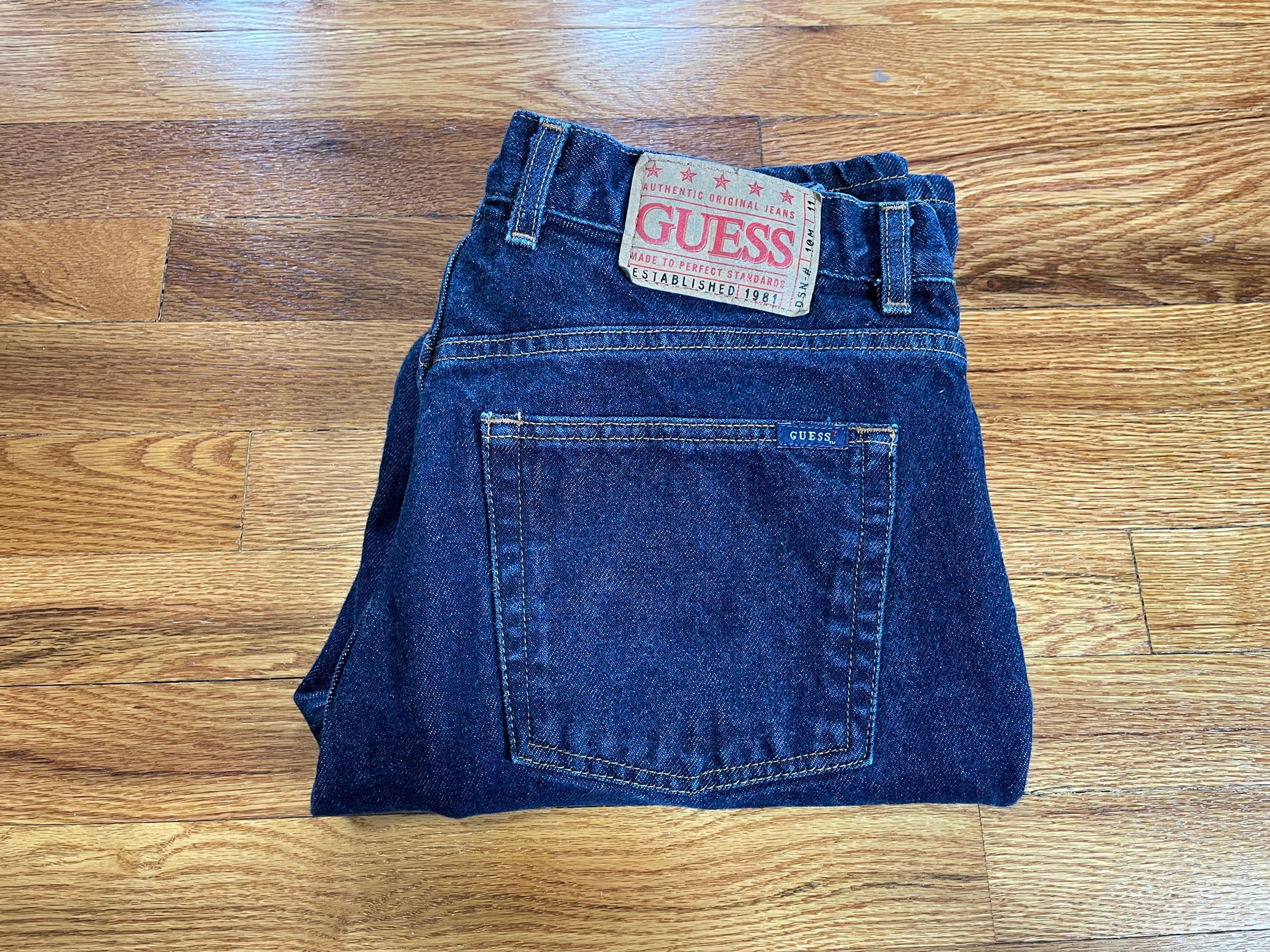 Classic Blue Denim, Boot Leg, Low Waist