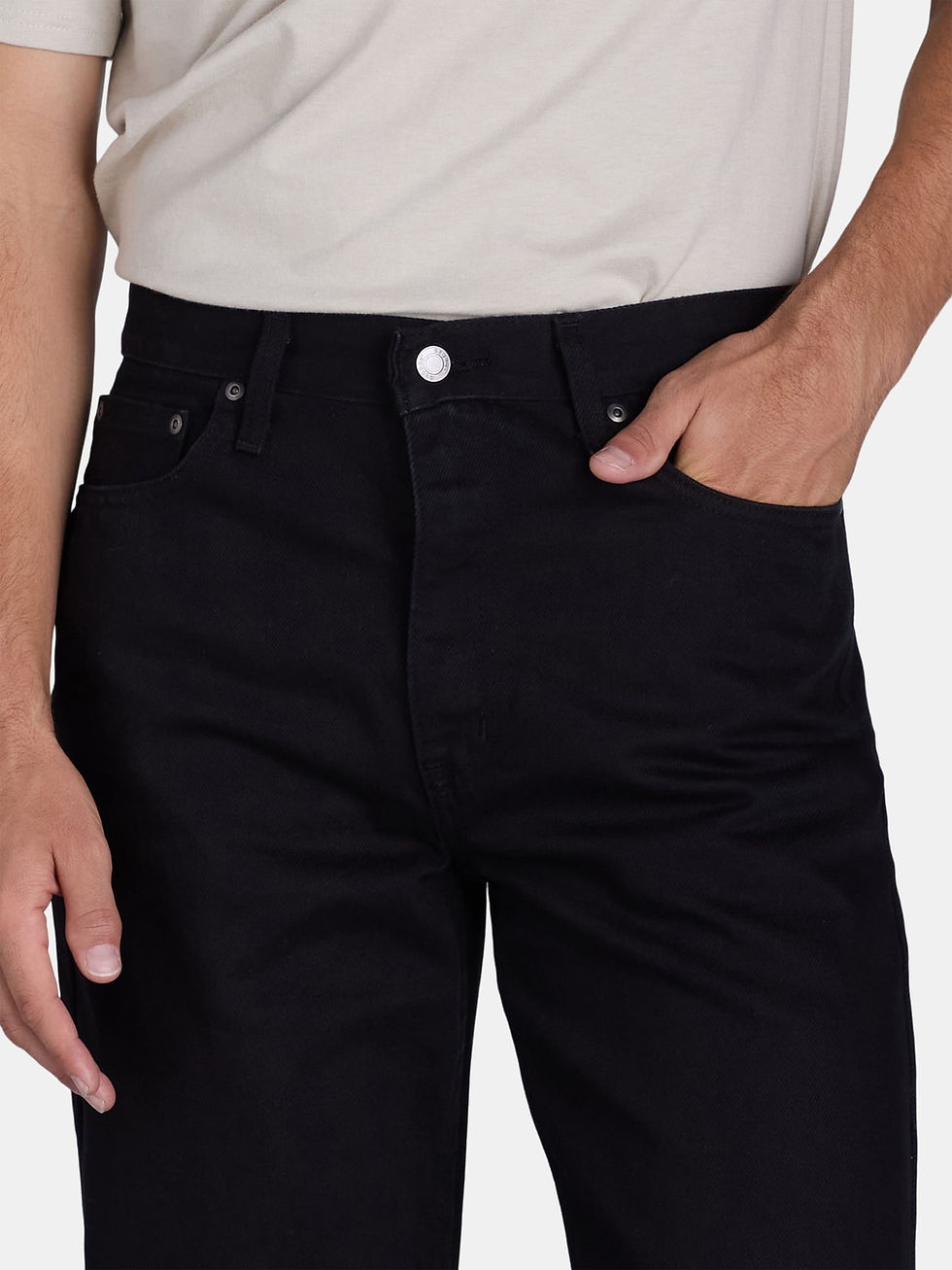 Thumbnail: Men's & Big Men's Relaxed Fit 100% Cotton Jeans