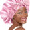 Thumbnail: YANIBEST Adjustable Silk Bonnet for Sleeping Women Double Layer Satin Bonnet Re