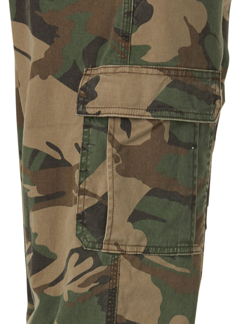 Thumbnail: Big Mens Relaxed Fit Cargo Pants With Stretch