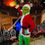 Thumbnail: Christmas Costume for Men Adult  Luxury Green  Monster Suits Outfit The Santa C