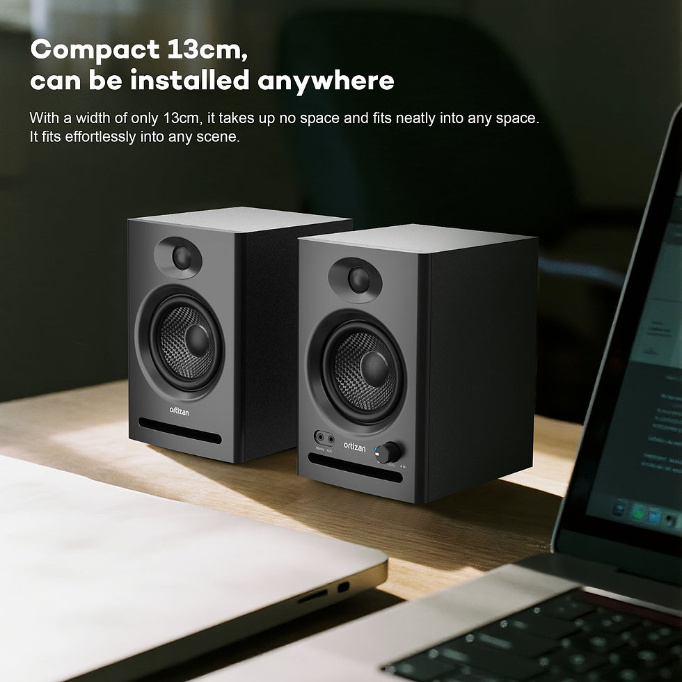 Thumbnail: Active Studio Monitor Speakers, Bluetooth 5.3 Wireless, for Music Production, P