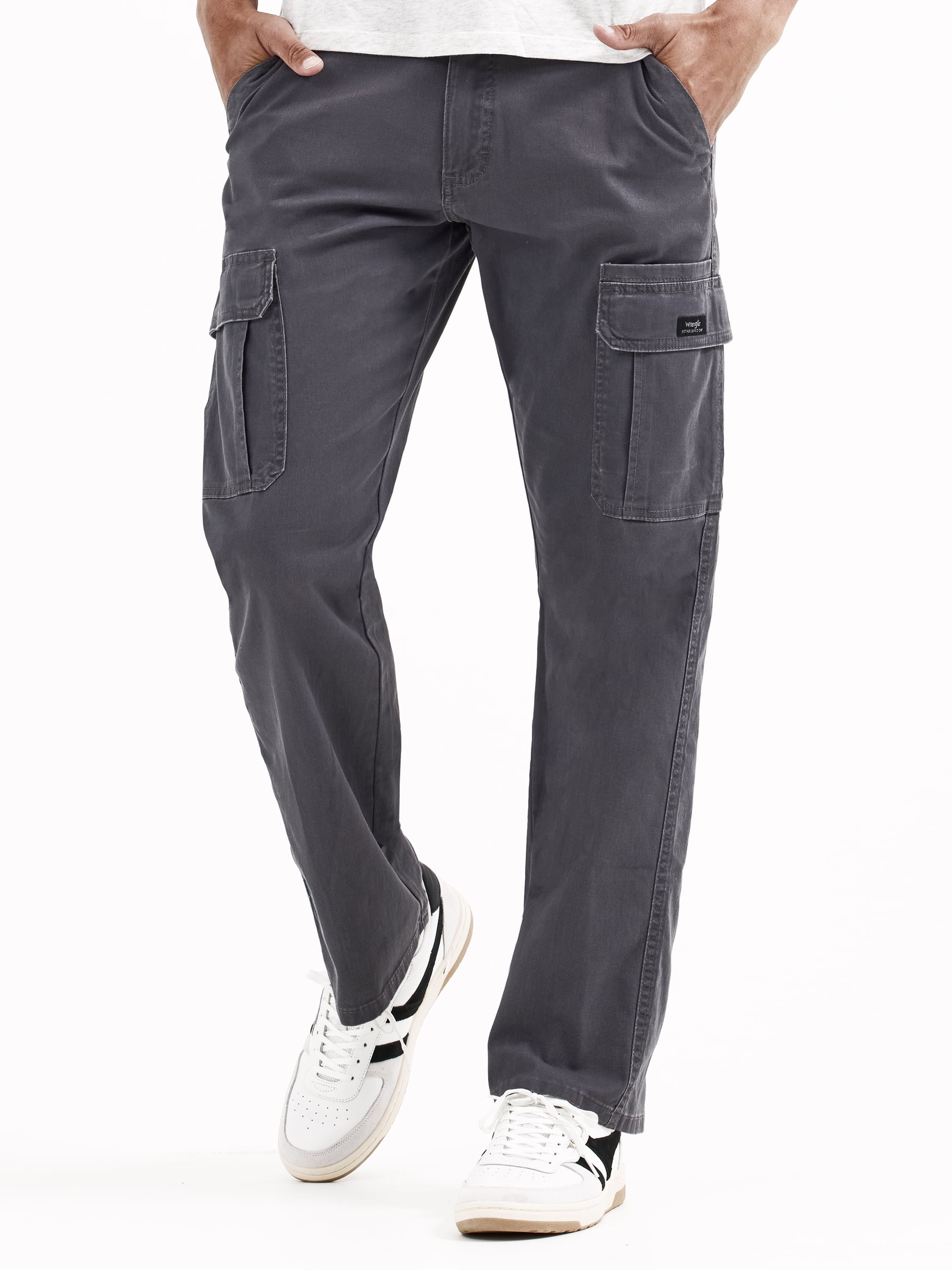 Big Mens Relaxed Fit Cargo Pants With Stretch