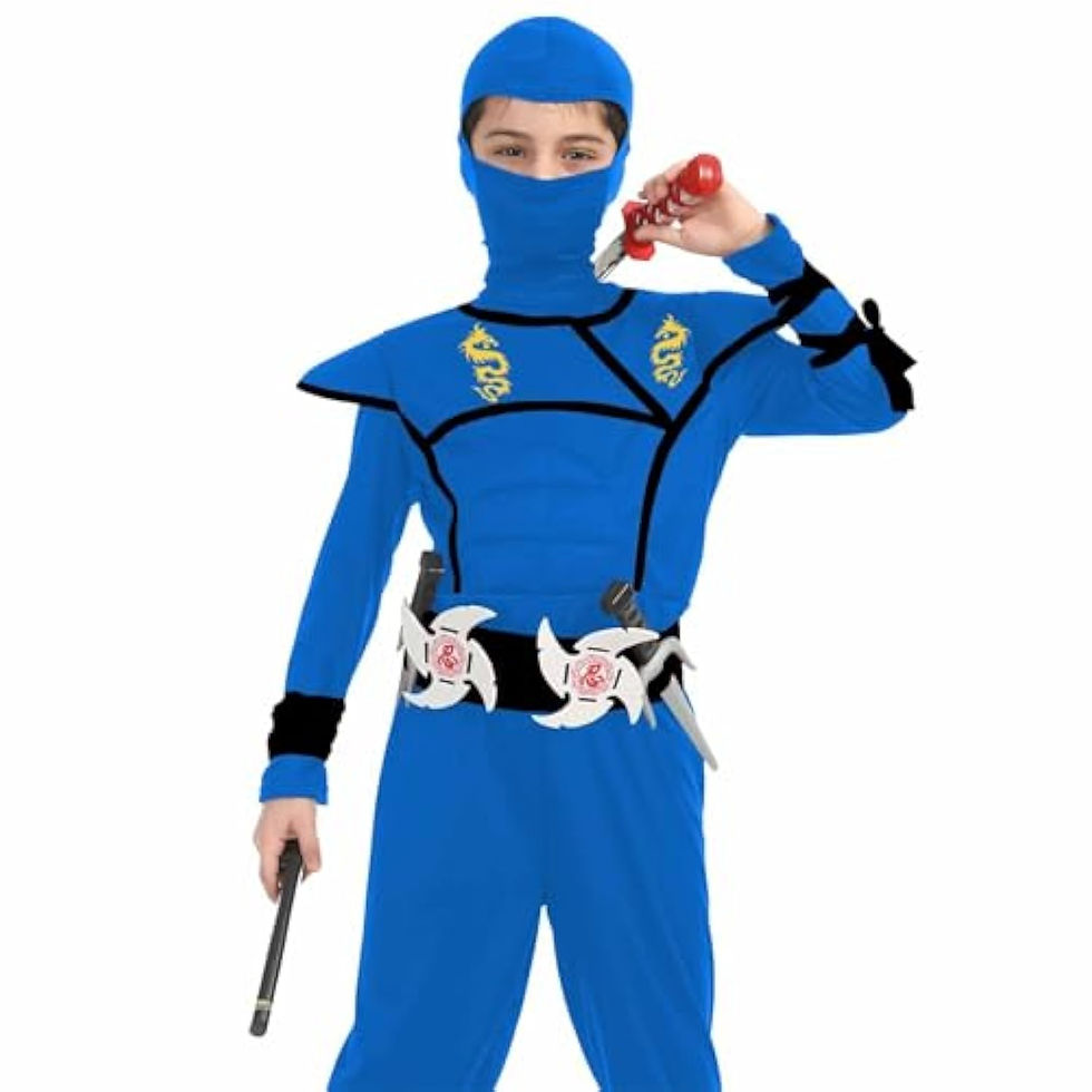 Thumbnail: Kids Ninja Costumes Set Dragon Ninja Costume Halloween Ninjas Cosplay Suit for