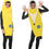 Thumbnail: Halloween Banana Costume Kids Tropical Fruit Jumpsuit for Unisex Child Toddler