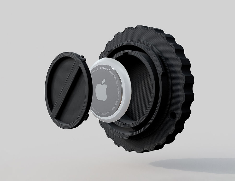 Thumbnail: Camera Body Cap with Hidden AirTag Holder: For Sony, Fuji, Canon, Nikon - 3D Pr