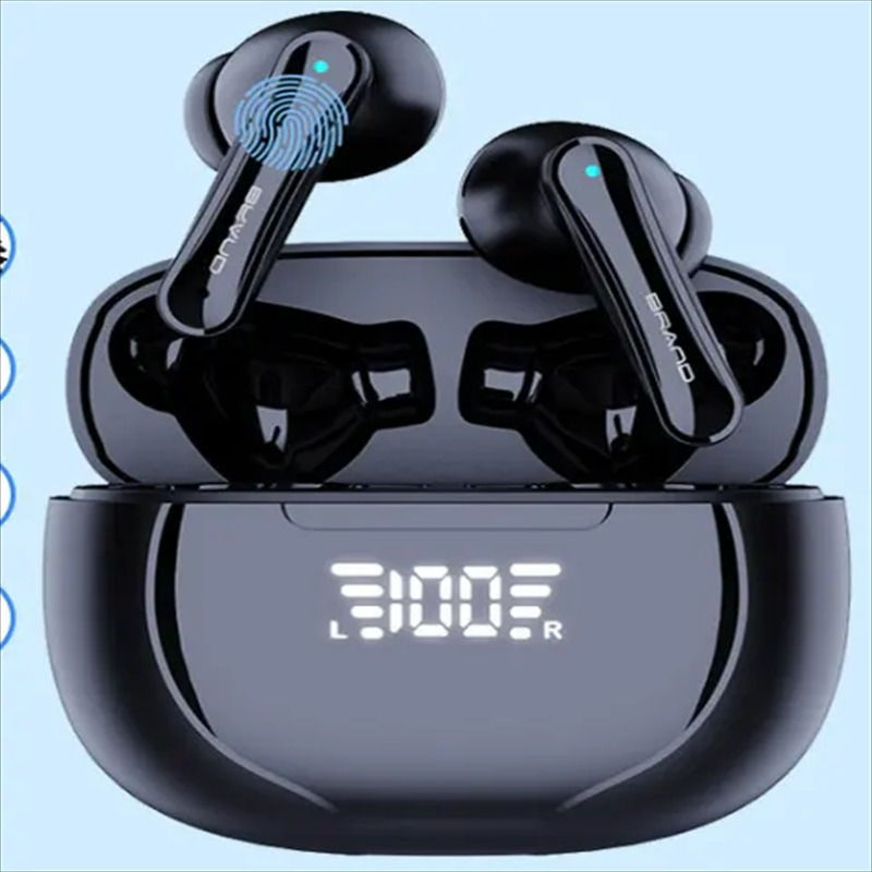 Thumbnail: Wireless Bluetooth Headphones, Small, Portable, And Very Practical.