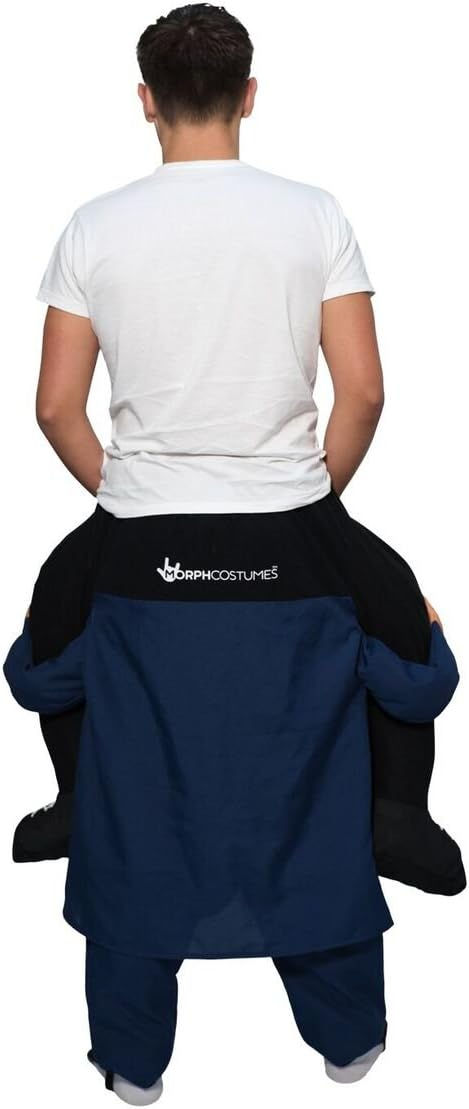 Thumbnail: Adult President Ride On Costume, Piggyback Halloween Funny Costume Mens, One Si