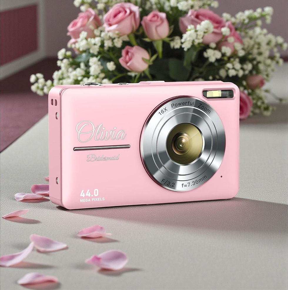 Thumbnail: Personalized Y2K Retro Digital Camera 44MP Wedding Bachelorette Bridesmaid Gift