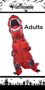 Thumbnail: Halloween Inflatable Dinosaur Costume T-Rex Costume for Adult