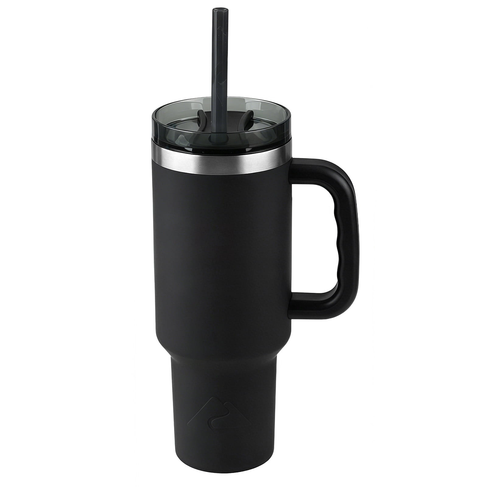 Ozark Trail 40 oz Stainless Steel Insulated Tumbler with Handle, Black