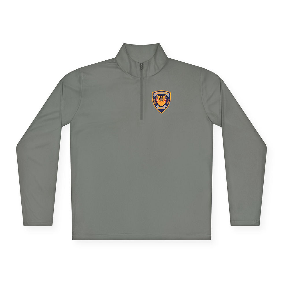 Thumbnail: Hanover Police Department Quarter-Zip Pullover - Moisture-Wicking Active Wear