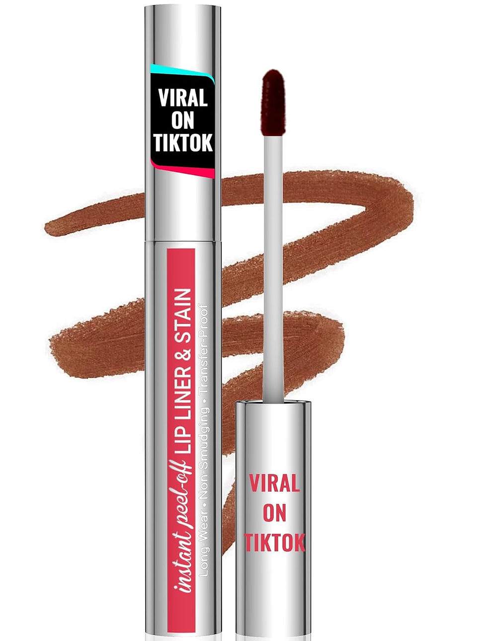 Thumbnail: Natural Long Lasting Lip Stain Peel Off - Waterproof Stay On All Day, T