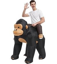 Thumbnail:  Inflatable Halloween Bear Costume Adult