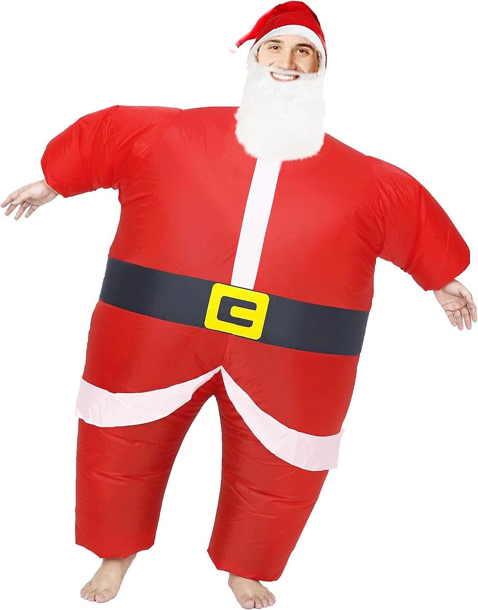 Thumbnail: Inflatable Halloween Christmas Snowmen Costume for Adult