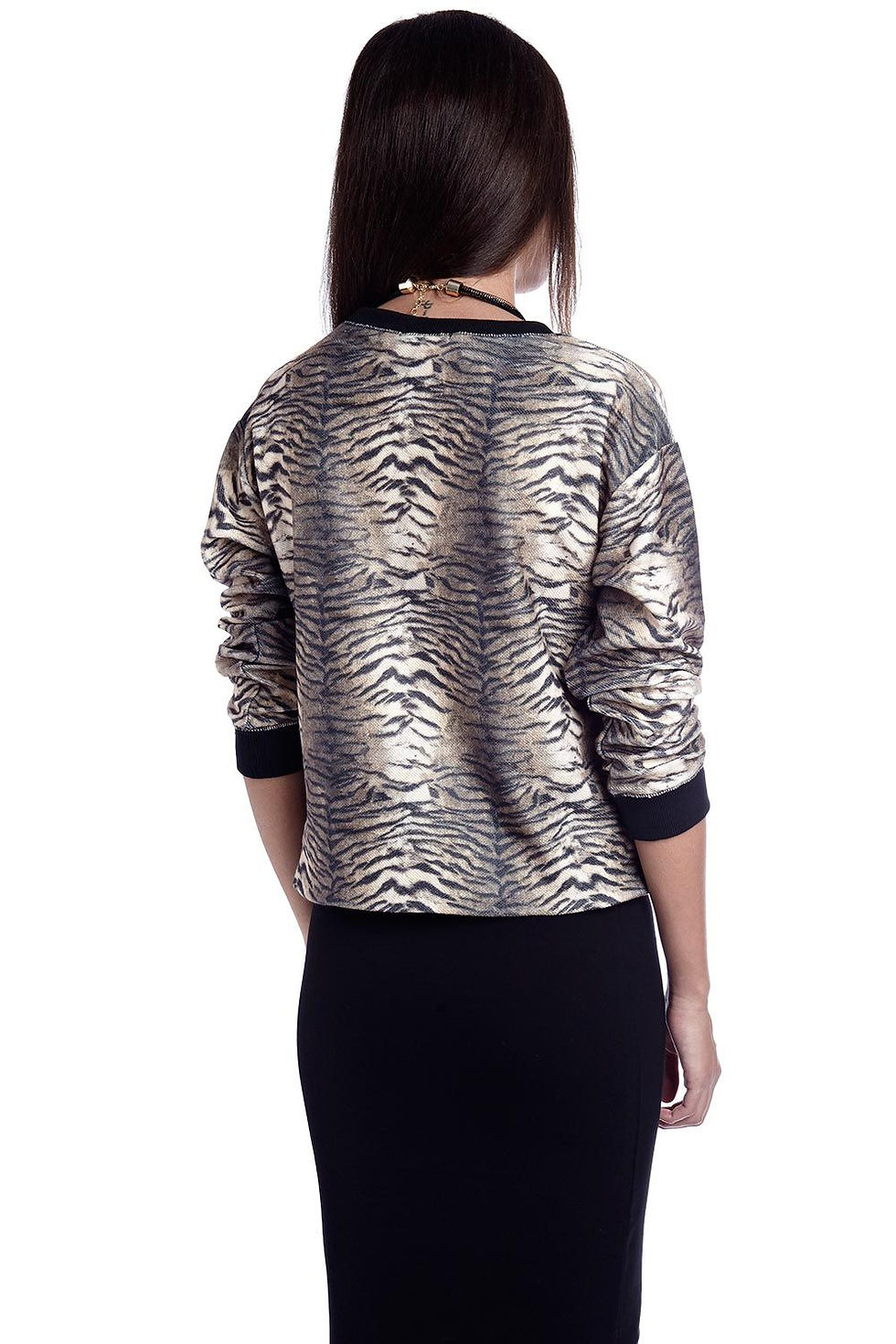Thumbnail: Sweatshirt With the Tiger Fashion Girl