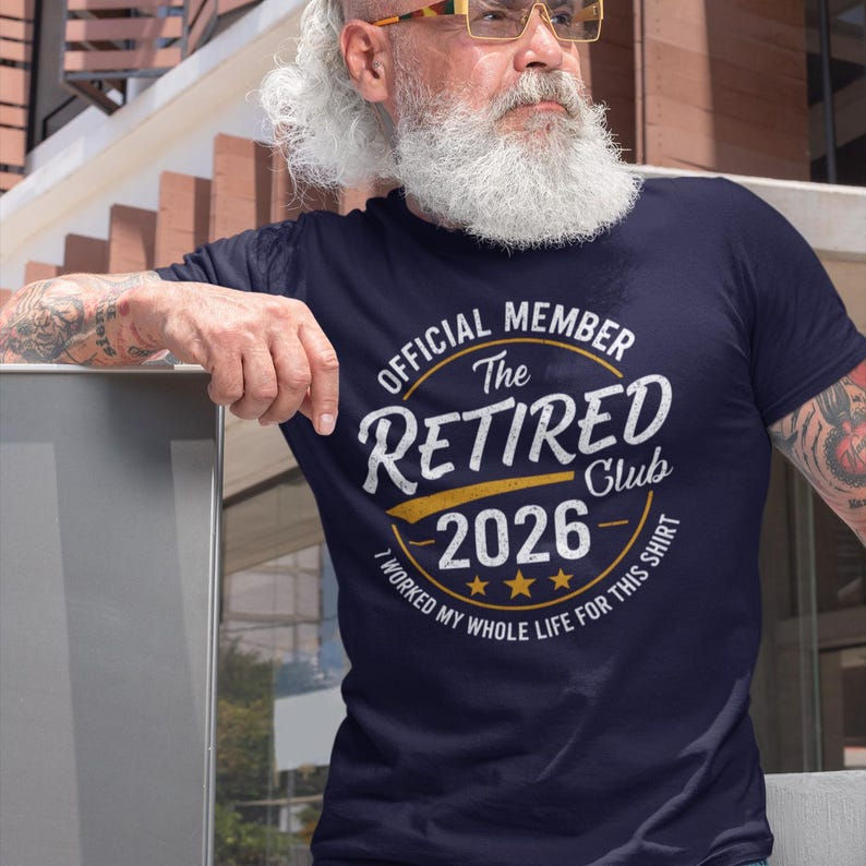 Thumbnail: Funny Retirement 2026 Shirt, Official Member Retired Club Tee, Retirement Gift 