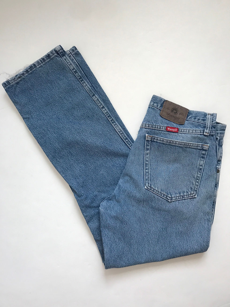 Thumbnail: Vintage wrangler jeans, 33”, grunge, distressed denim, high rise jeans, high wa