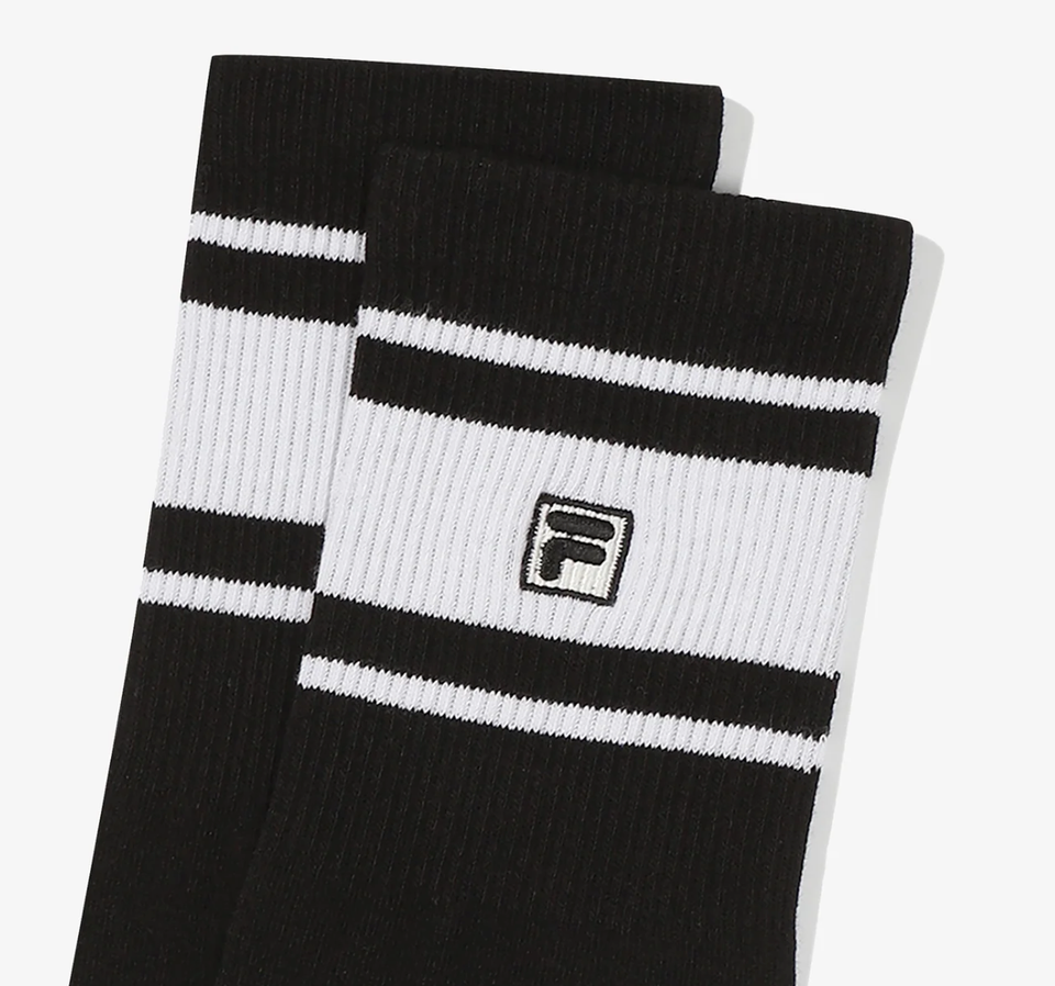 Thumbnail: Tennis Cushion Knee-High Socks Women Sports Training Socks 1 Pair [24cm]