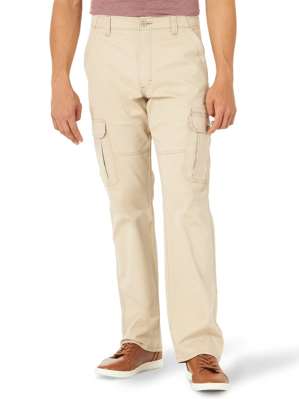 Thumbnail: Big Mens Relaxed Fit Cargo Pants With Stretch