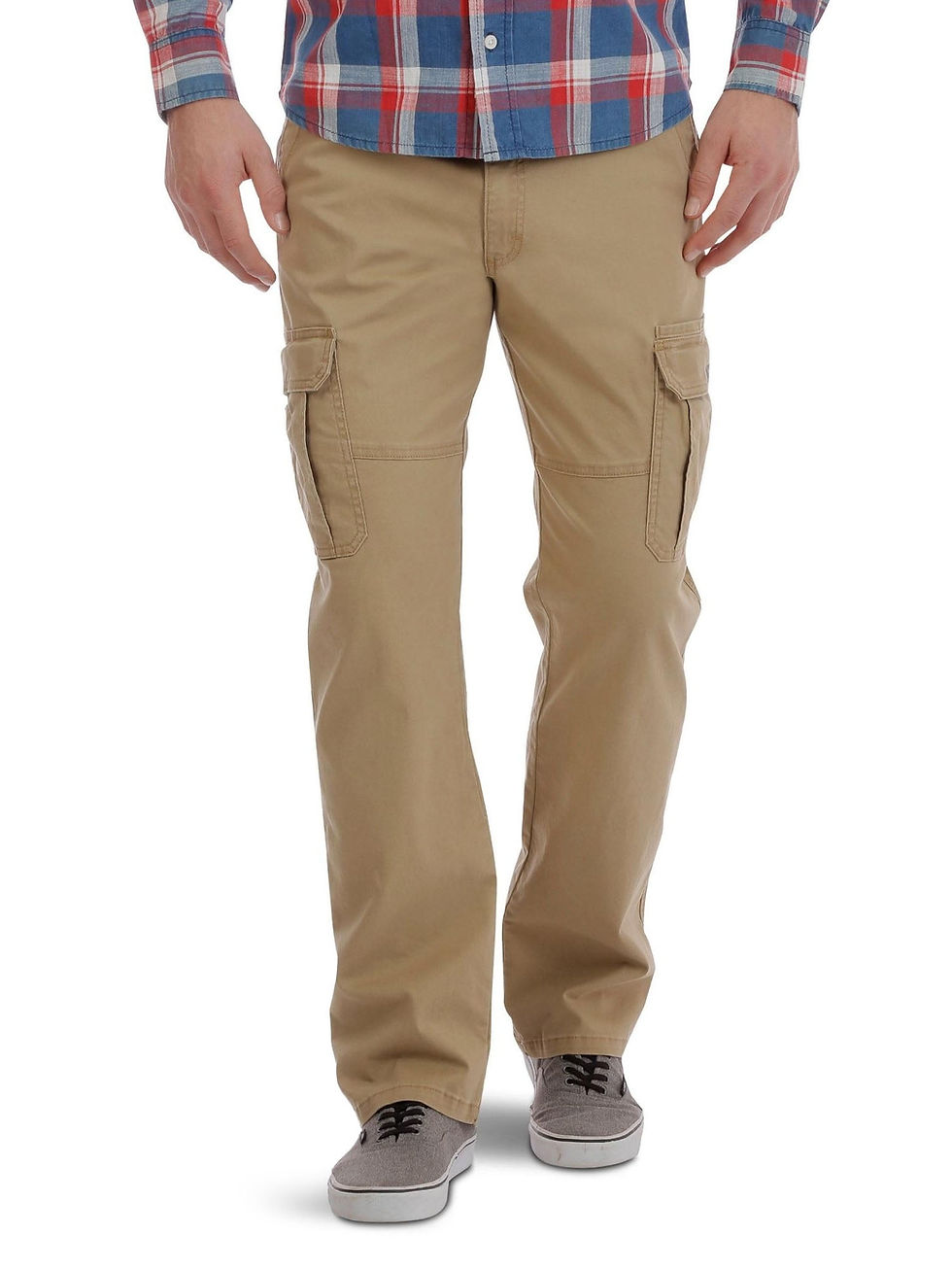 Thumbnail: Big Mens Relaxed Fit Cargo Pants With Stretch