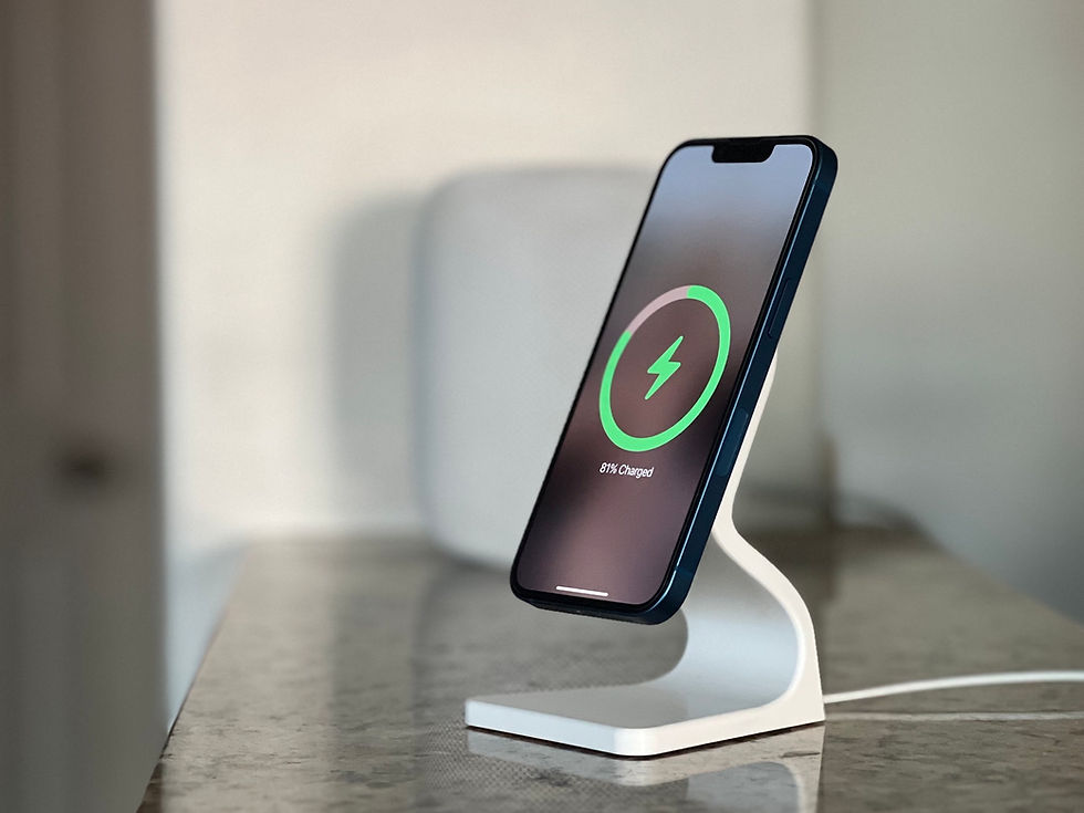 Thumbnail: 25W MagSafe iPhone Charging Stand | Sleek Minimalist Design compatible with App