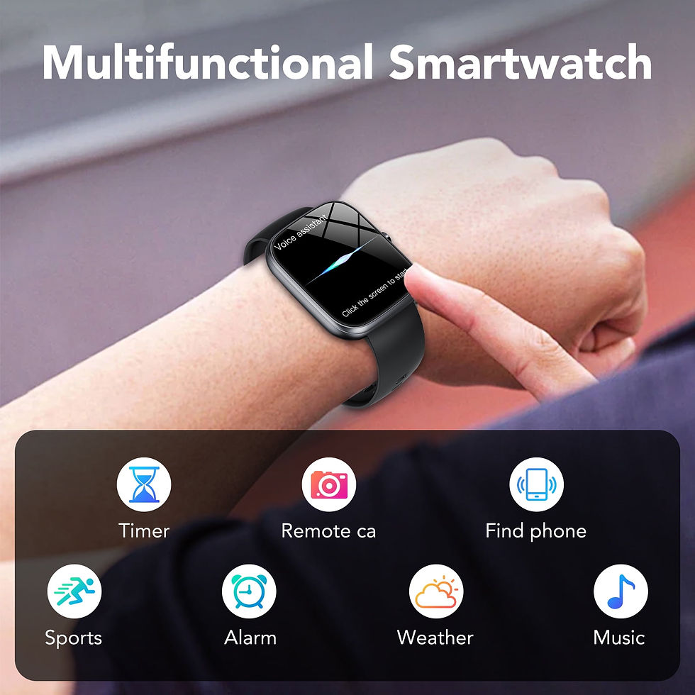 Thumbnail: Smart Watch Fits for Android and iPhone, IP68 Waterproof Smartwatch for Women M