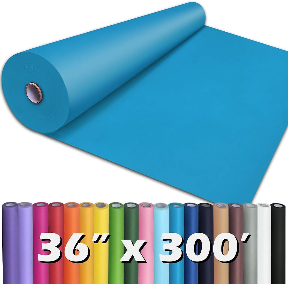 Thumbnail: PerkHomy Brown Kraft Paper Roll 17.5" x 1,200" (100') for Valentines Gift Wrapp
