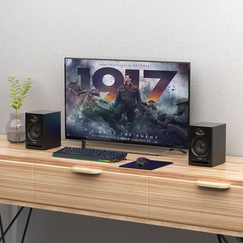Thumbnail: Active Studio Monitor Speakers, Bluetooth 5.3 Wireless, for Music Production, P