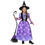 Thumbnail: Light Up Witch Costume Set for Girls, Starry Witch Dress with Broom Belt Hat fo