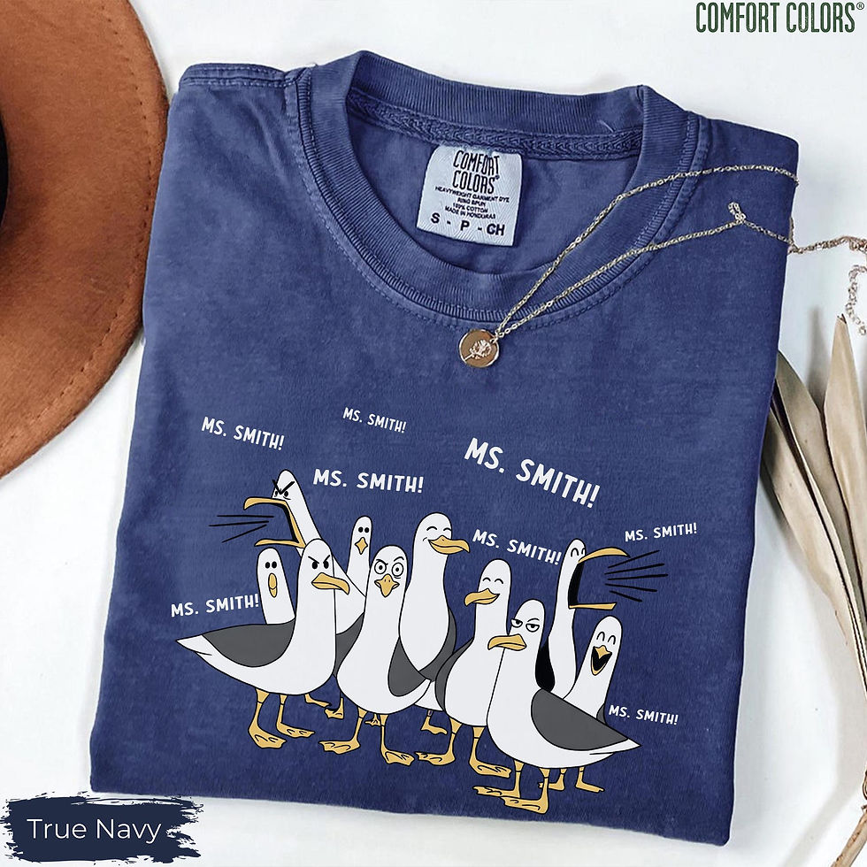 Thumbnail: Comfort Colors Customized Disney Teacher Shirt, Funny Teacher Shirt Teacher App