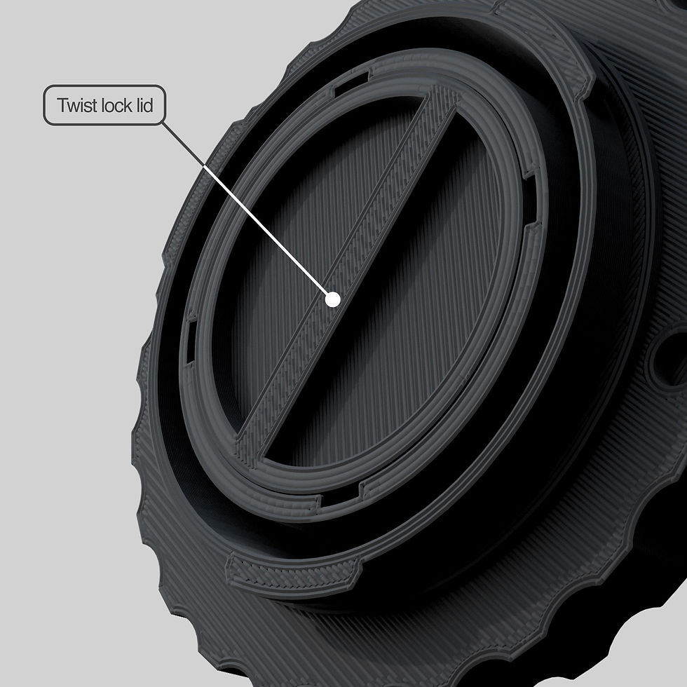 Thumbnail: Camera Body Cap with Hidden AirTag Holder: For Sony, Fuji, Canon, Nikon - 3D Pr