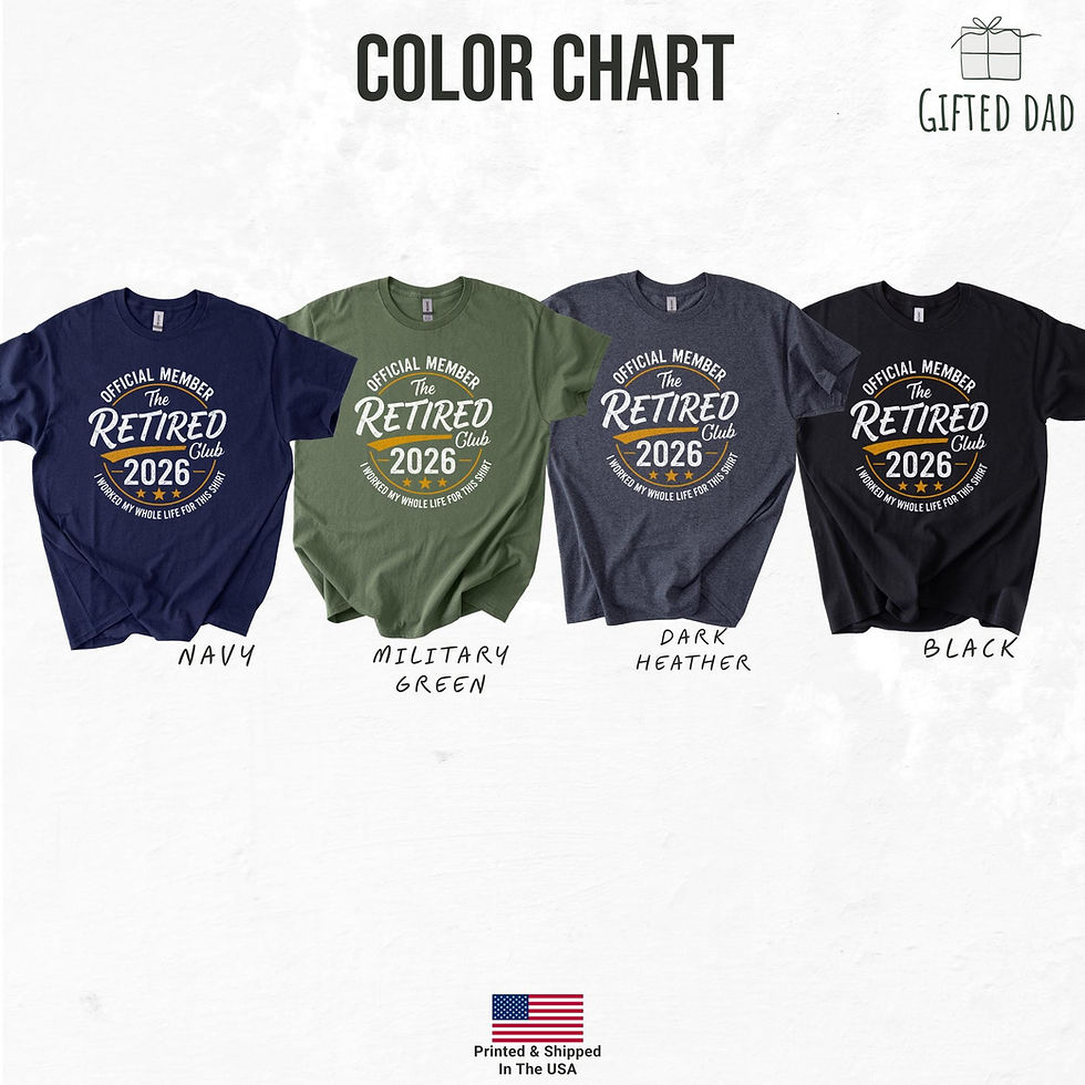 Thumbnail: Funny Retirement 2026 Shirt, Official Member Retired Club Tee, Retirement Gift 