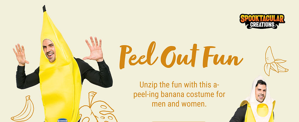 Thumbnail:  Banana Adult Deluxe Costume Party Set for Halloween