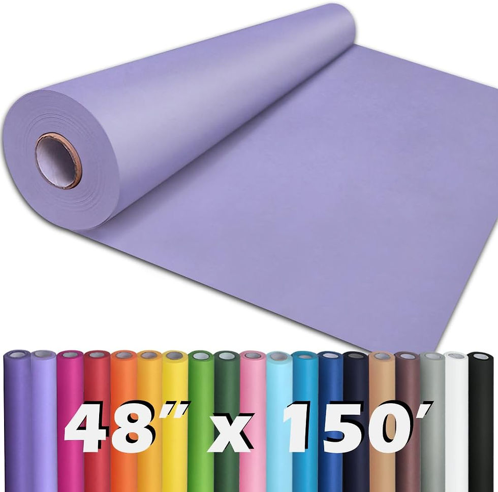 Thumbnail: PerkHomy Brown Kraft Paper Roll 17.5" x 1,200" (100') for Valentines Gift Wrapp