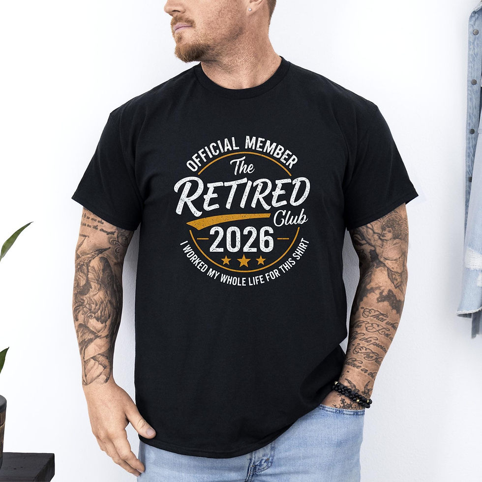 Thumbnail: Funny Retirement 2026 Shirt, Official Member Retired Club Tee, Retirement Gift 