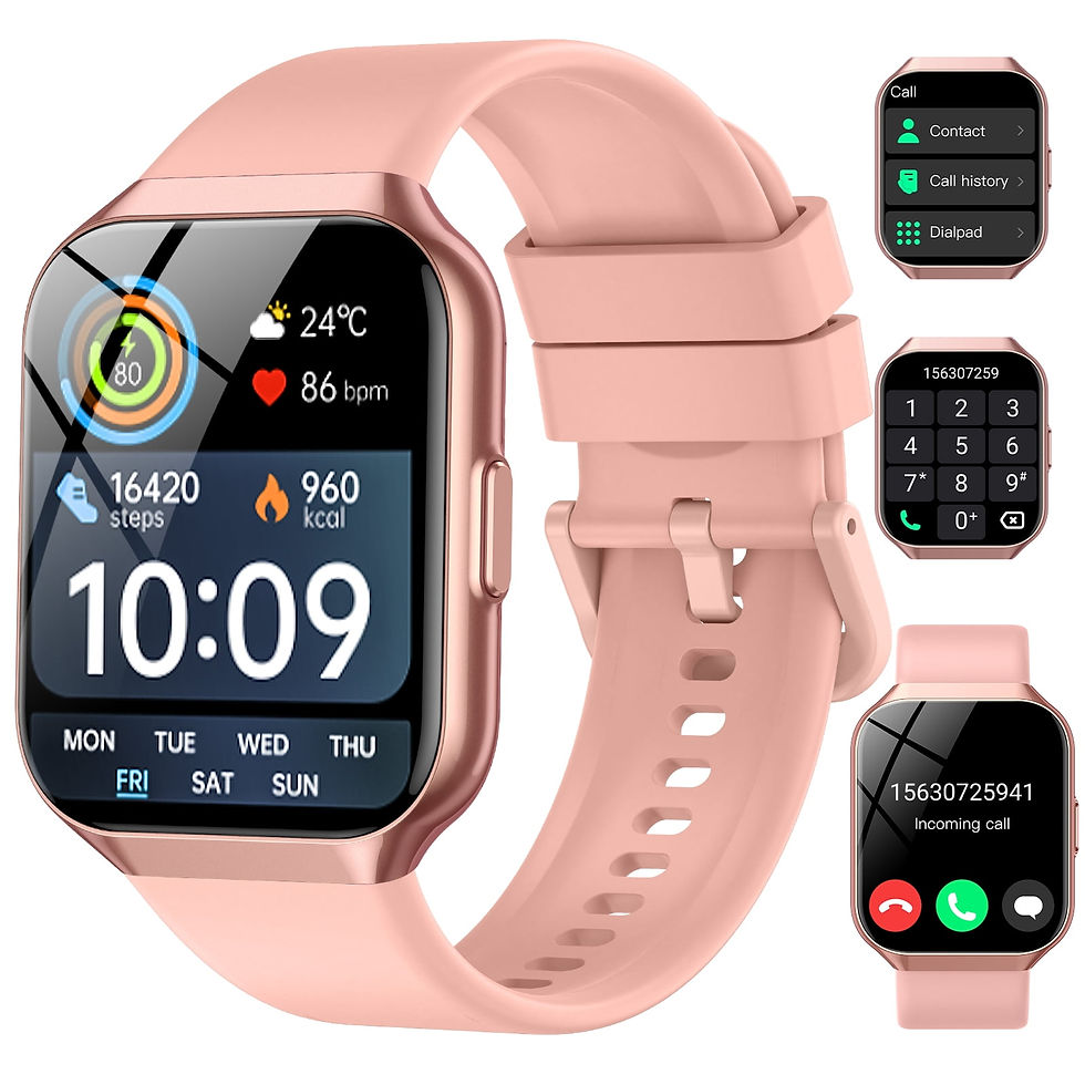 Thumbnail: 2025 NEW Smart Watch, 1.96''HD Screen SmartWatch for Men Women's, Answer/Make/M