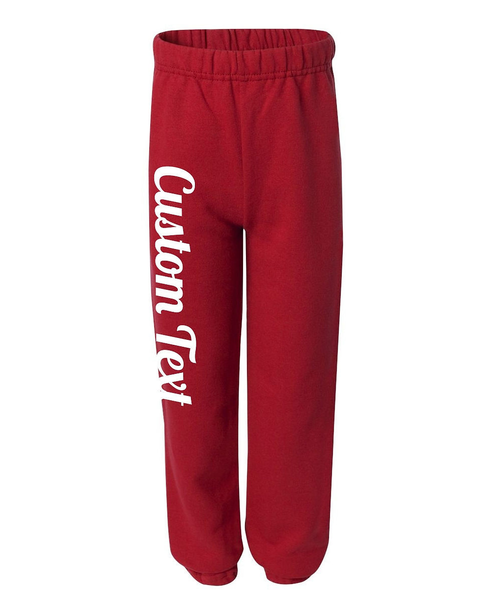 Thumbnail: Custom Fleece Sweatpants, Personalized Text, Logo, Image