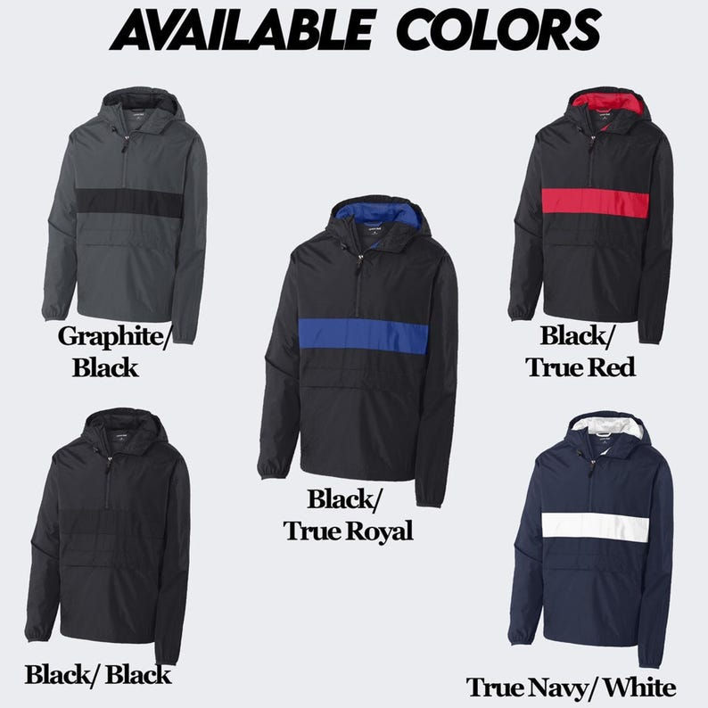 Custom Embroidered Windbreaker Jacket: Sport-Tek Polyester Anorak