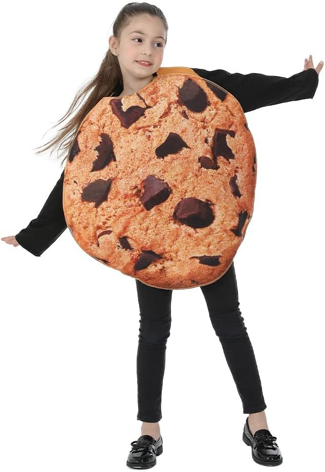 Thumbnail: Kids Milk Carton Box and Cookies Costume Halloween Food Outfit for Unisxe Child
