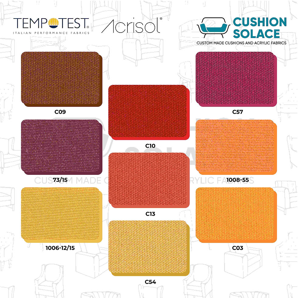 Thumbnail: Custom Outdoor Bench Cushion , Water Resistant, UV Proof, Zippered Cover, 8 Yea