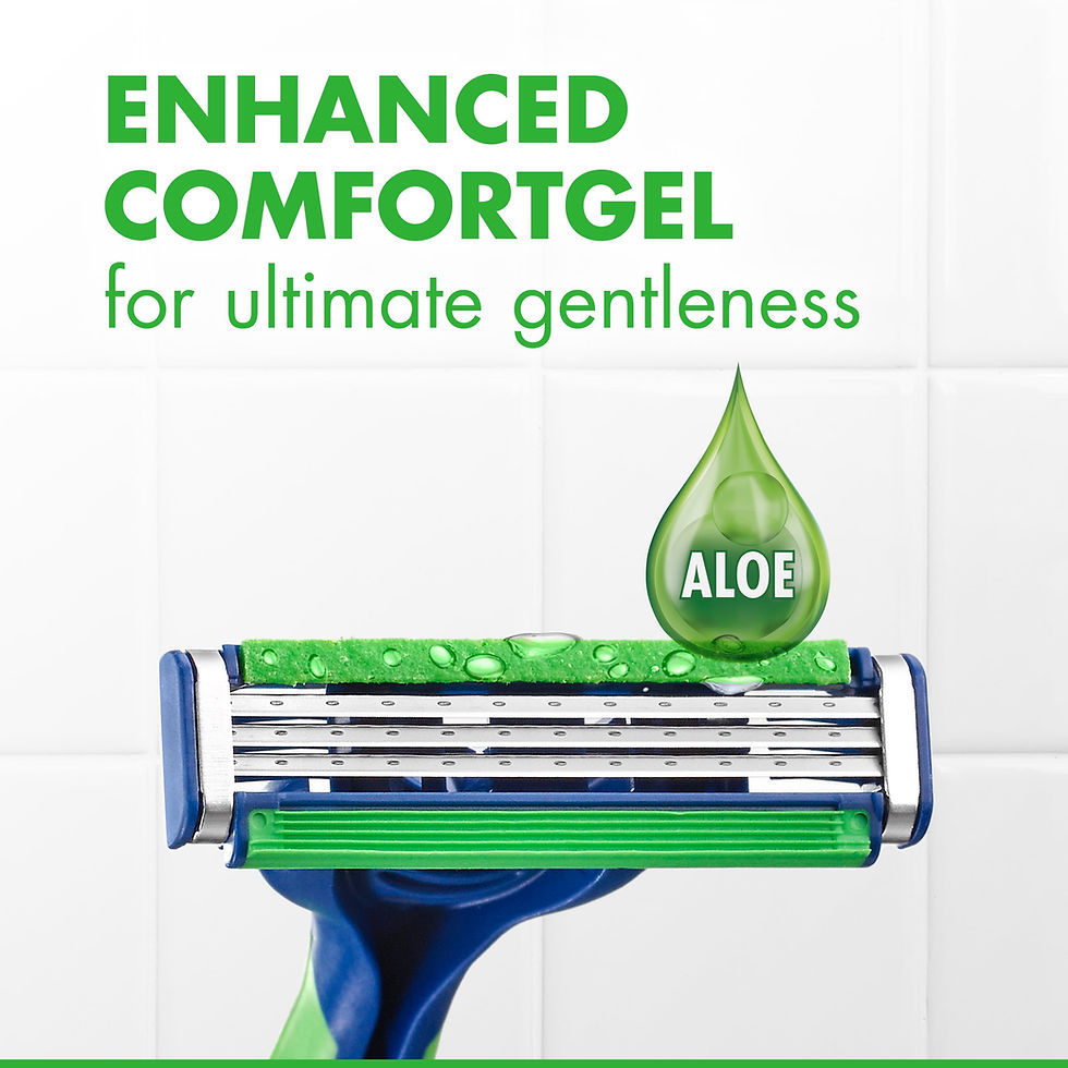 Thumbnail: Gillette Sensor3 Sensitive Men's Disposable Razor, 12 Razors, Green