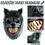 Thumbnail: Halloween Wolf Mask Scary Werewolf Mask for Adults Men,Halloween Costume Full H