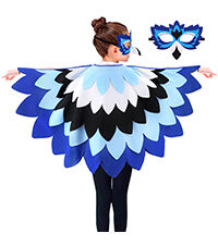 Thumbnail: Dinosaur Halloween Costume for Kids Dragon Cape Mask as Boys Girls Dino Dress-U