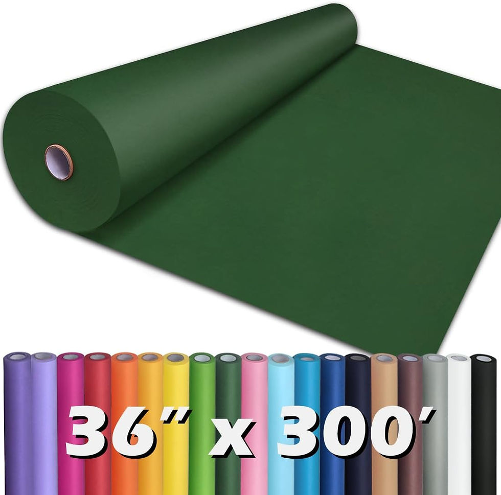 Thumbnail: PerkHomy Brown Kraft Paper Roll 17.5" x 1,200" (100') for Valentines Gift Wrapp