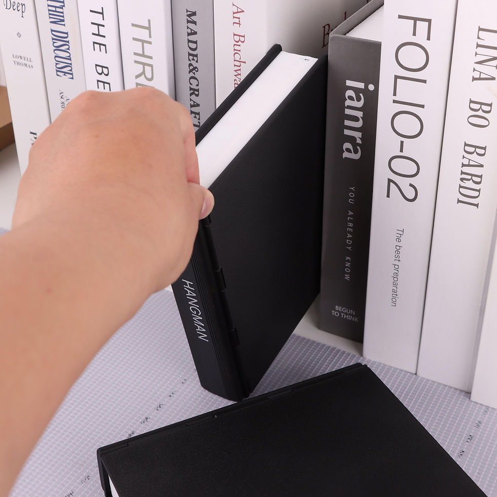 Thumbnail: Vintage Floral Hangman Book Game - 3D Printed PlayBook'd  Portable Word Guessin