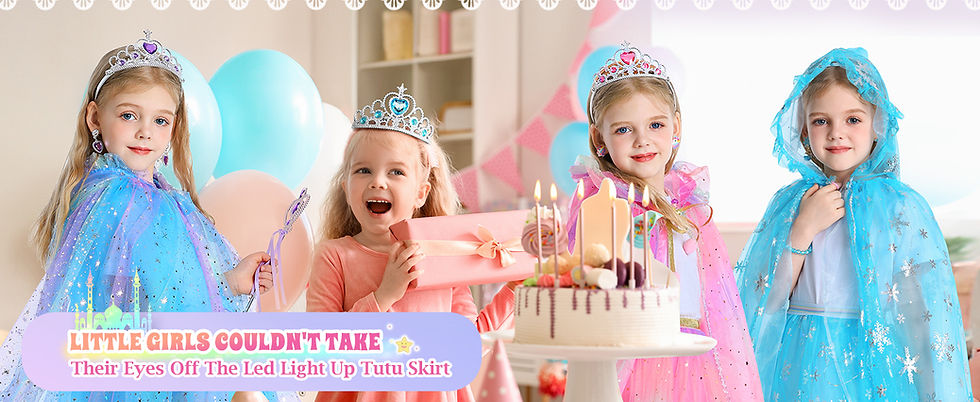 Thumbnail: Princess Dress Up for Girls, Unicorn Light up Princess Cape Princess Dress Cost