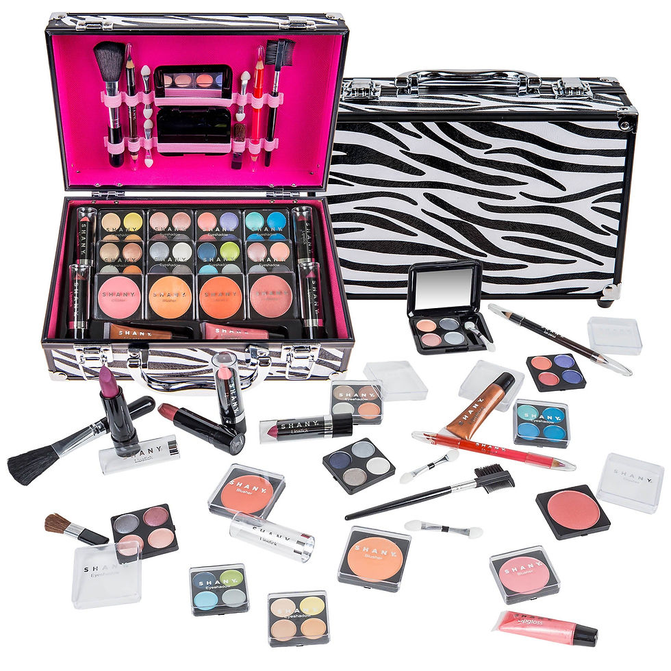 Thumbnail: Carry All Makeup Train Case - Makeup Set